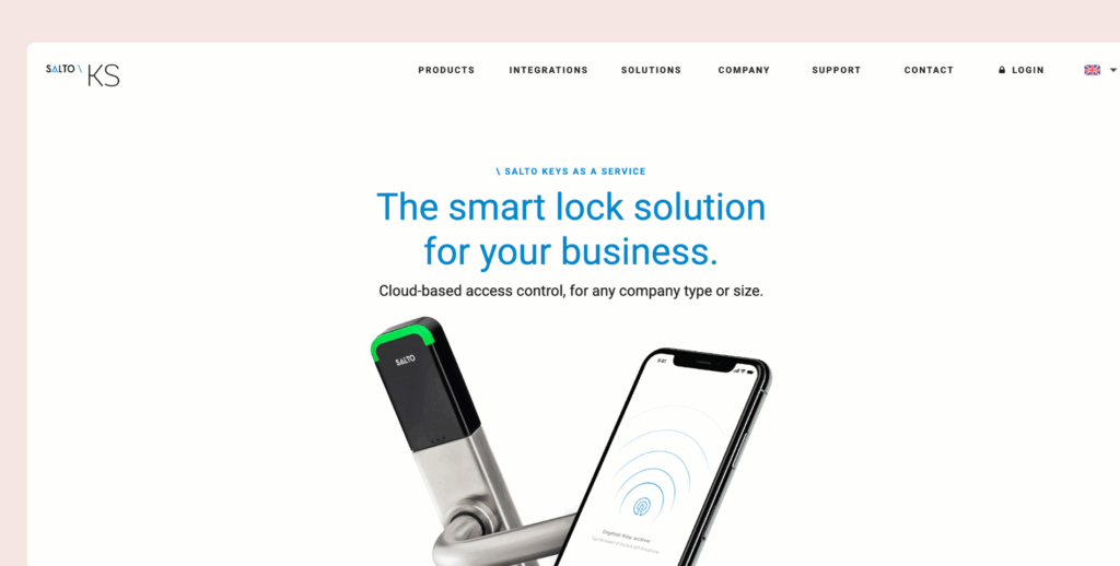 Best door access control systems - Salto KS.