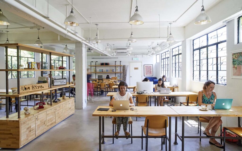 One of The Hive’s office spaces in Hong Kong.