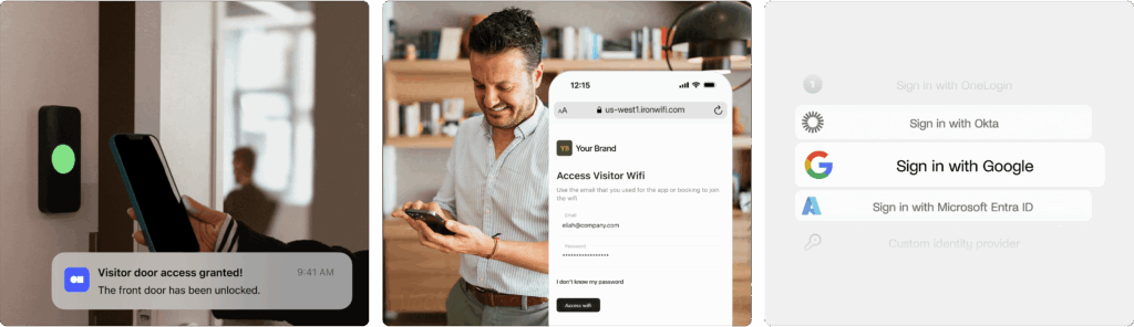 Third-party integrations - Archie's visitor management features.