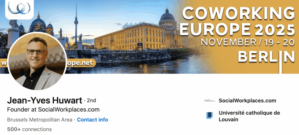 Jean-Yves Huwart - coworking influencers.