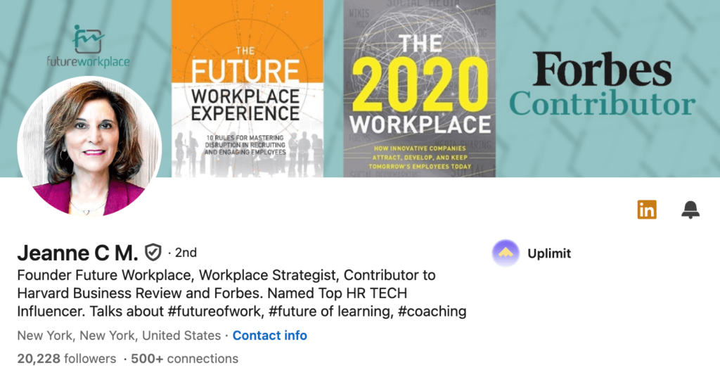 Jeanne Meister - hybrid work influencers list.