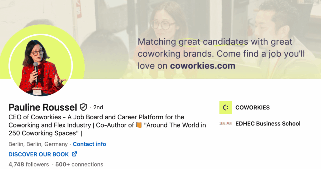 Pauline Roussel - coworking influencers.