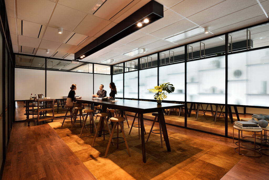 The Great Room in One George Street Singapore.