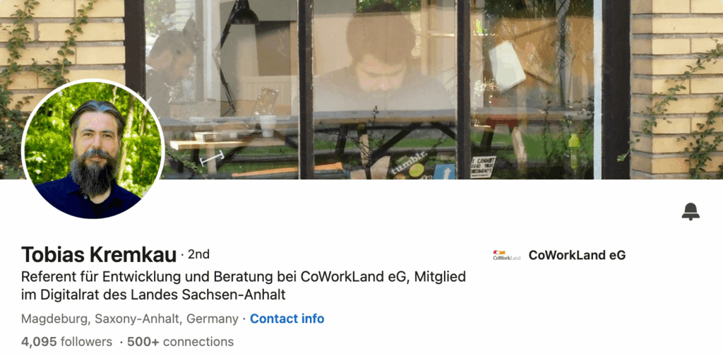 Tobias Kremkau - coworking influencers.