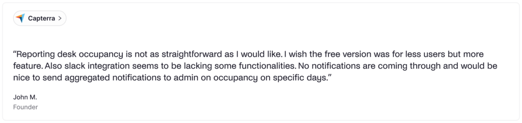 Dibsido - negative user review.