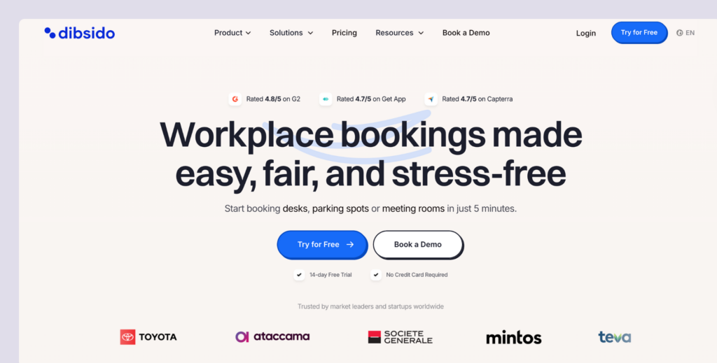 Dibsido software website.
