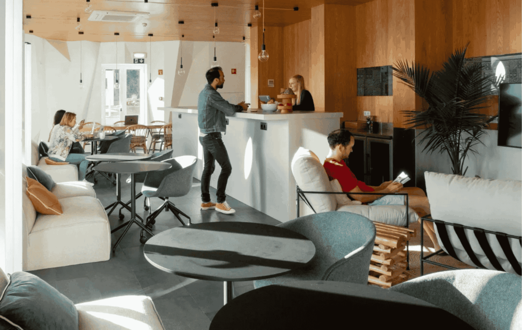 Outsite - coworking and coliving space example.