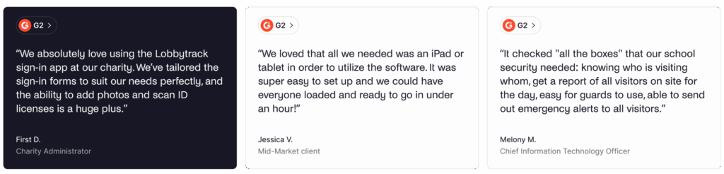 Lobbytrack - positive user reviews.