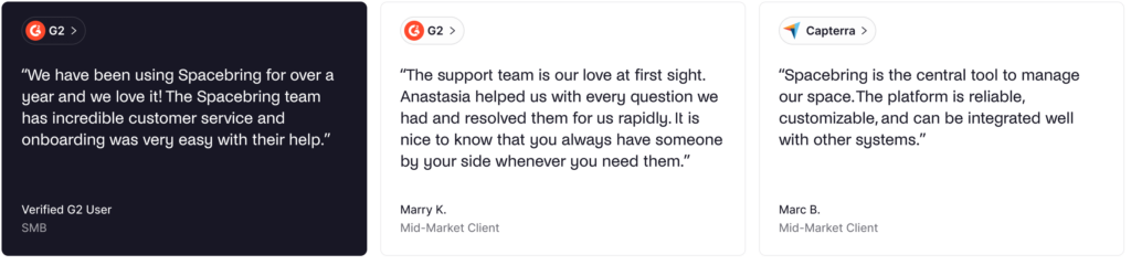 Spacebring - positive user reviews.