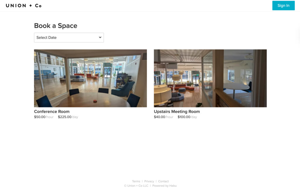 Habu - client portal example.