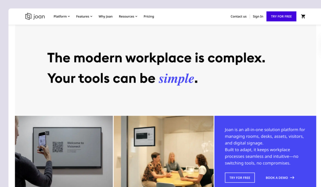 Joan software website.