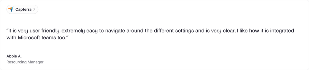 Kadence - positive user review.