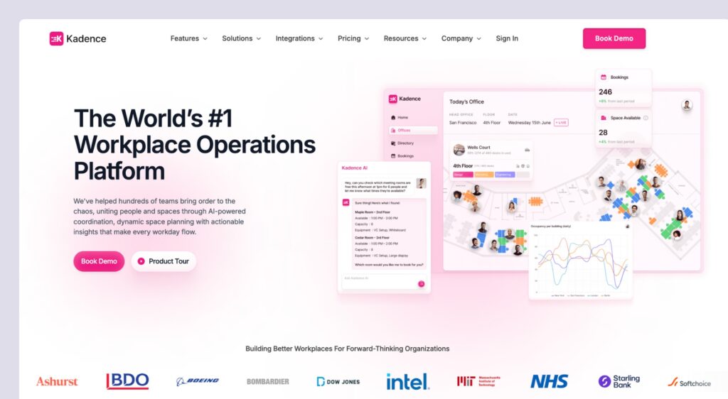 Kadence software website.