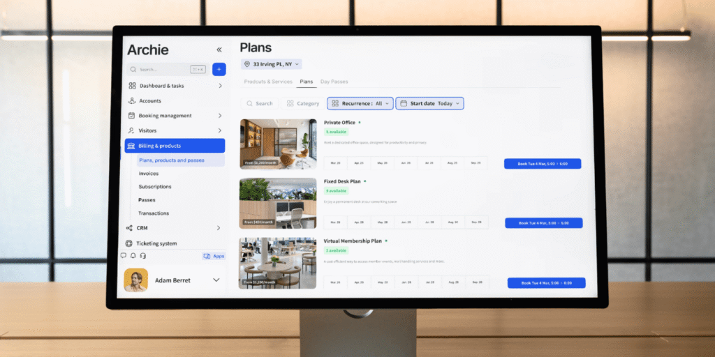 Archie Coworking - Memberships and plans.