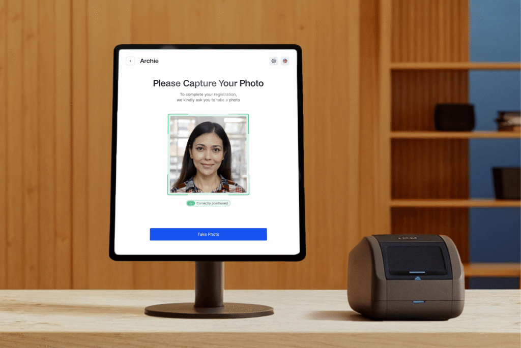 Archie Visitors - visitor app kiosk.